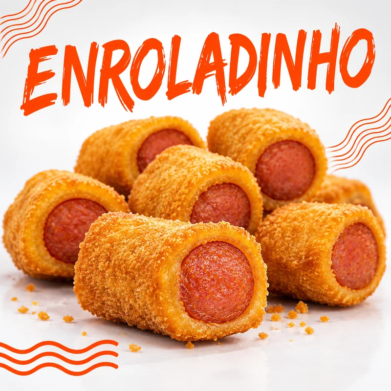 Enroladinho de salsicha